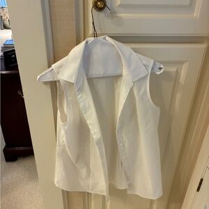 Talbots White Non-Iron Blouse